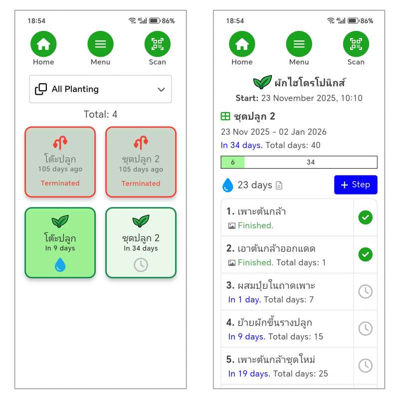 iGrow แอปปลูกผัก ผู้ช่วยเกษตรกร แจ้งเตือนทุกขั้นตอนการปลูก product picture