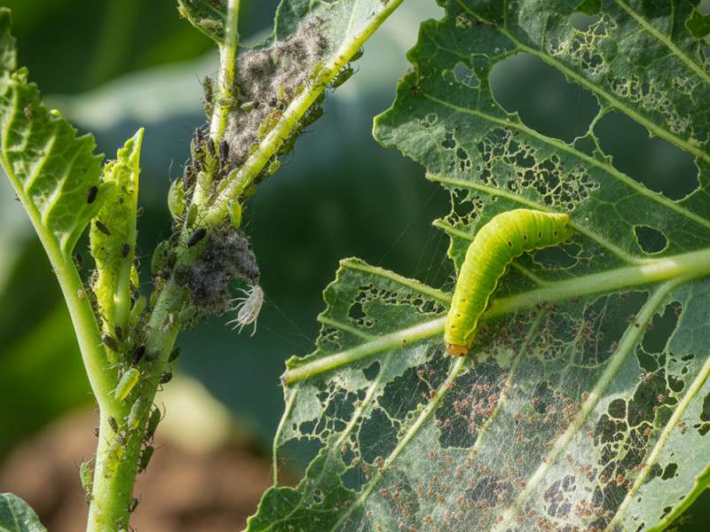 วิธีจัดการเพลี้ยอ่อน ไรแดง หนอนใยผัก ป้องกันพืชเสียหาย product picture